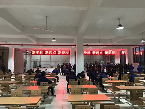 寧鄉中偉食堂半戶外P10單色屏